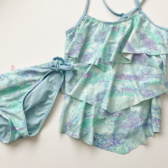 Justice Other - Justice two piece tiered tankini set